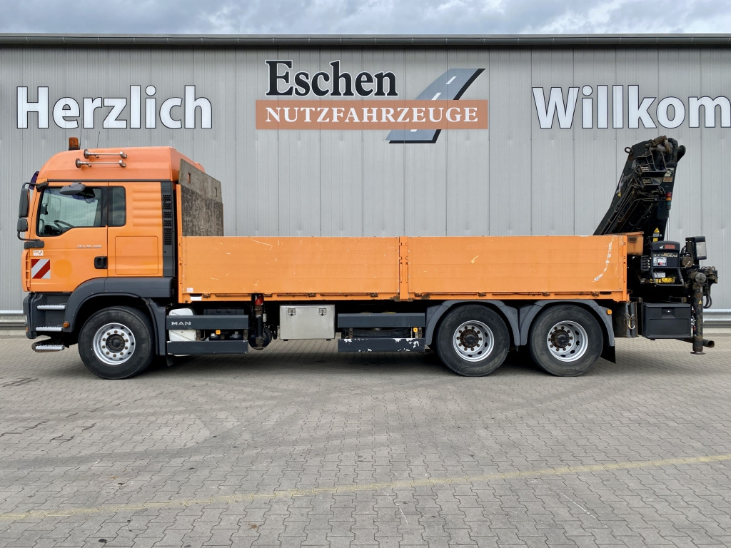 MAN TGA 26.480 6x4 BL / HIAB 377 EP-4 Faltkran - Бордови камион, Камион с кран: снимка 2 MAN TGA 26.480 6x4 BL / HIAB 377 EP-4 Faltkran - Бордови камион, Камион с кран: снимка 2