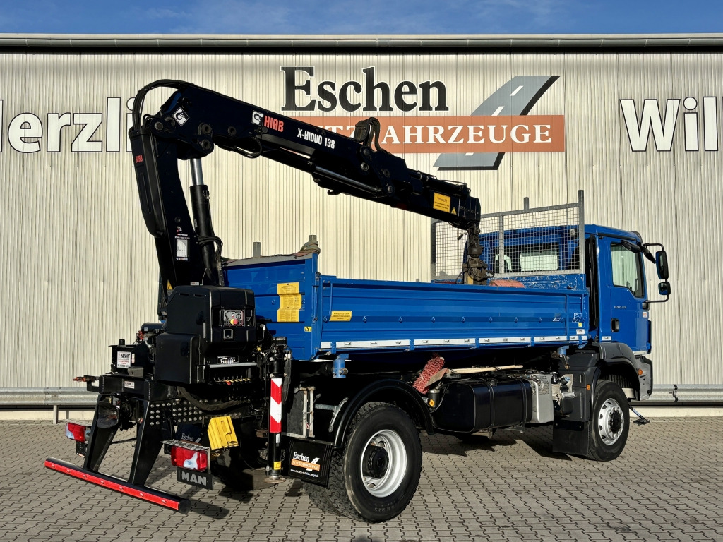 MAN TGM 18.320 4x4 BB / HIAB X-HIDUO-Kran - Самосвал камион, Камион с кран: снимка 5 MAN TGM 18.320 4x4 BB / HIAB X-HIDUO-Kran - Самосвал камион, Камион с кран: снимка 5