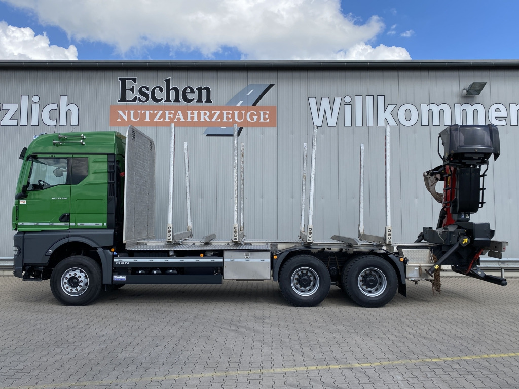 MAN TGX 33.580 6x4 BB Kurzholzaufbau / Kran - Камион за дърва, Камион с кран: снимка 2 MAN TGX 33.580 6x4 BB Kurzholzaufbau / Kran - Камион за дърва, Камион с кран: снимка 2