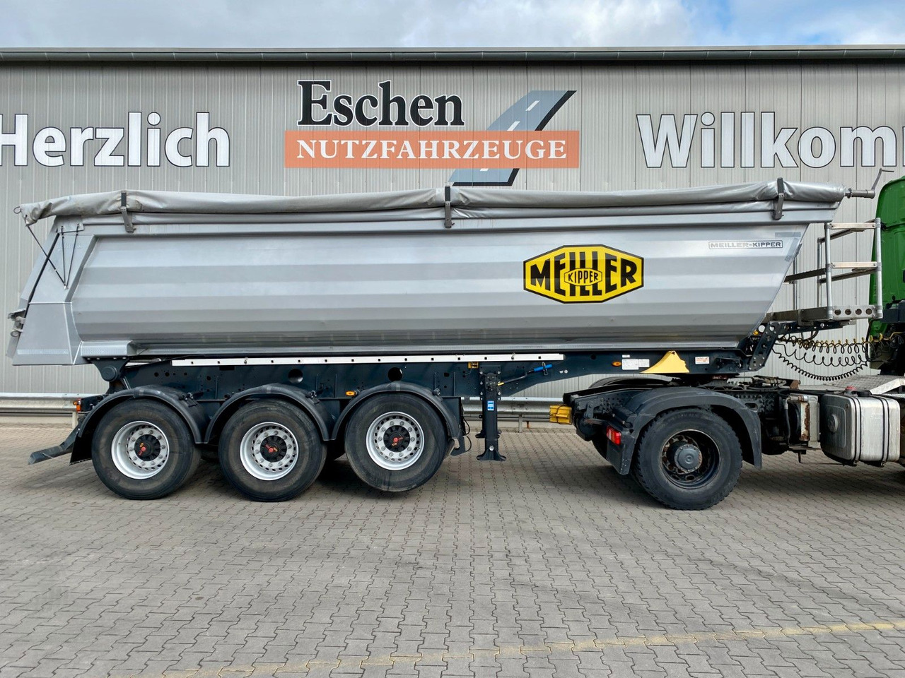 Meiller MHPS 44.3-N I 25m³ Stahl*Luft/Lift*Plane*SAF - Самосвал полуремарке: снимка 5 Meiller MHPS 44.3-N I 25m³ Stahl*Luft/Lift*Plane*SAF - Самосвал полуремарке: снимка 5