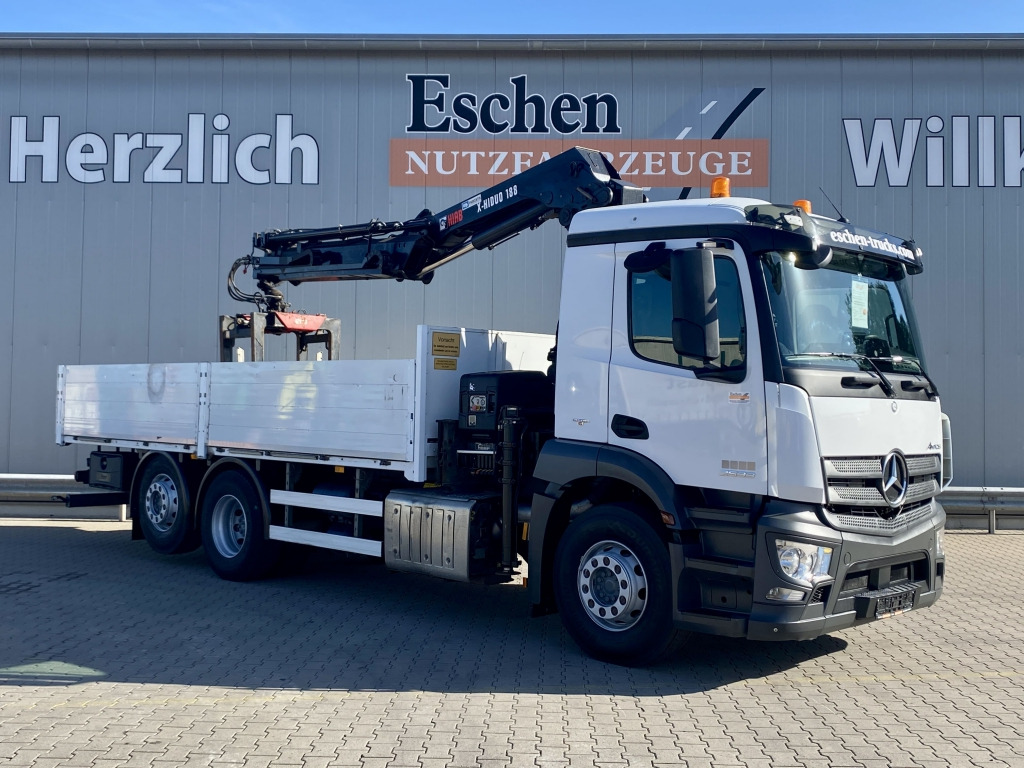 Бордови камион, Камион с кран Mercedes-Benz 2533 L 6x2 / HIAB X-HIDUO 188/ES-3 Kran: снимка 8