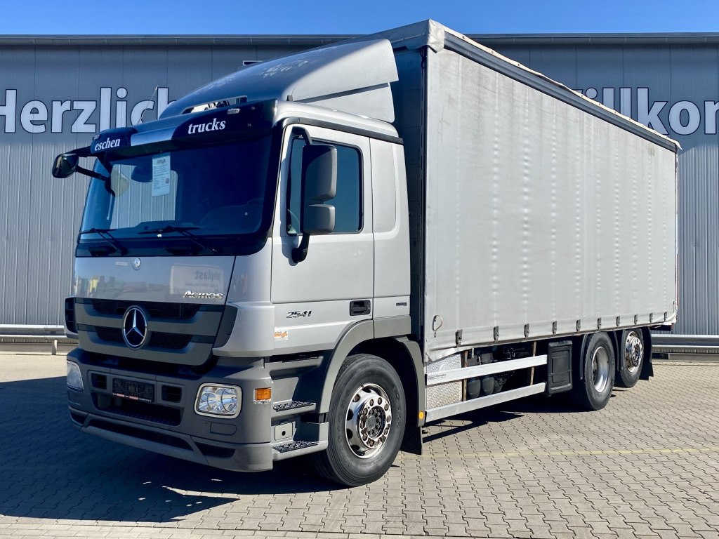 Mercedes-Benz 2541 LL Actros - Камион с брезент: снимка 1 Mercedes-Benz 2541 LL Actros - Камион с брезент: снимка 1