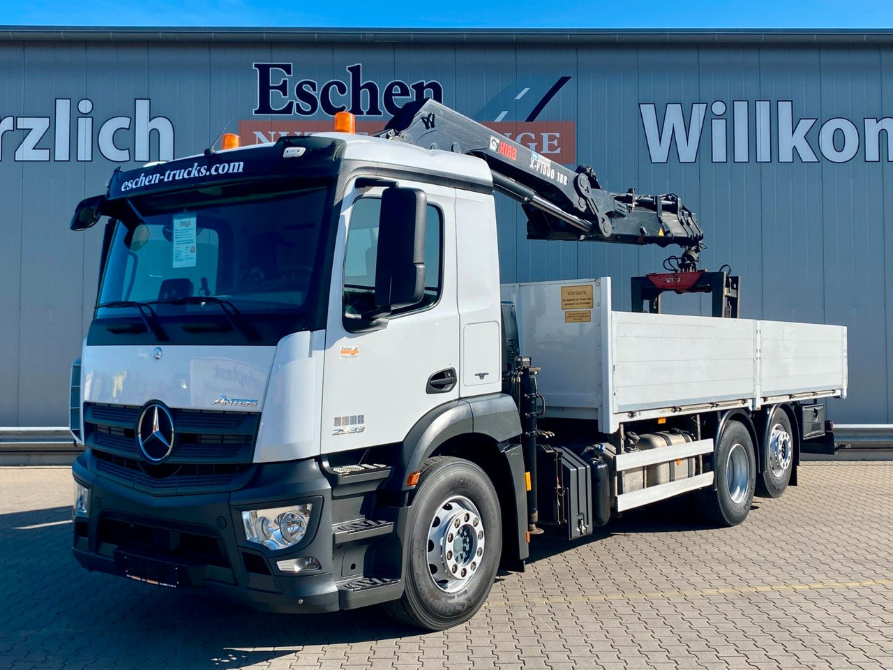 Mercedes-Benz Antos 2533 6x2 | X-HIDUO 188/ES-3*AHK*5+6.Kreis - Бордови камион, Камион с кран: снимка 1 Mercedes-Benz Antos 2533 6x2 | X-HIDUO 188/ES-3*AHK*5+6.Kreis - Бордови камион, Камион с кран: снимка 1