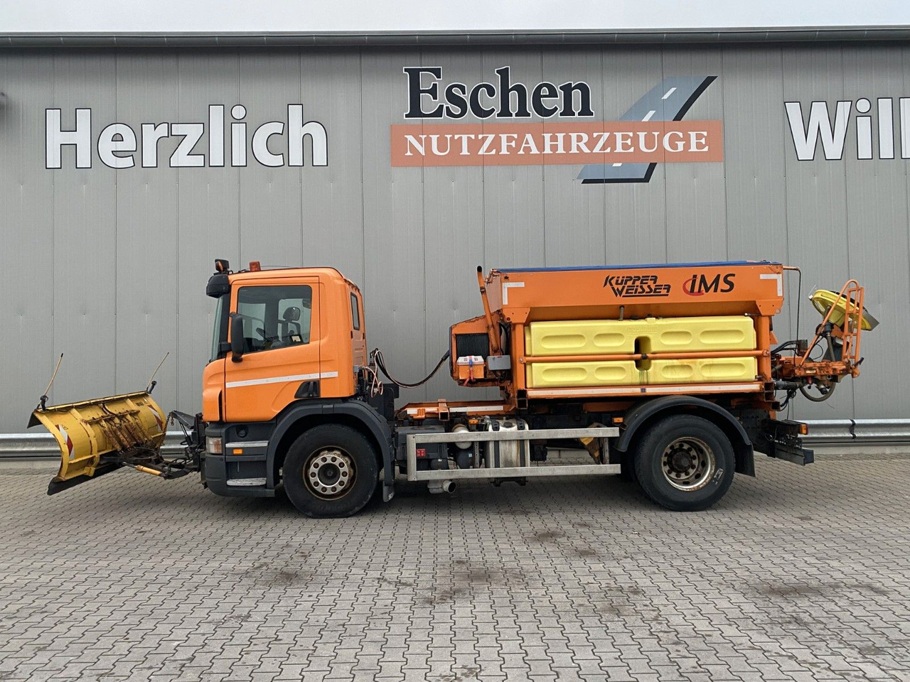 Scania P 230 | Winterdienst*Salzstreuer/Küpper-Weisser - Бордови камион: снимка 3 Scania P 230 | Winterdienst*Salzstreuer/Küpper-Weisser - Бордови камион: снимка 3