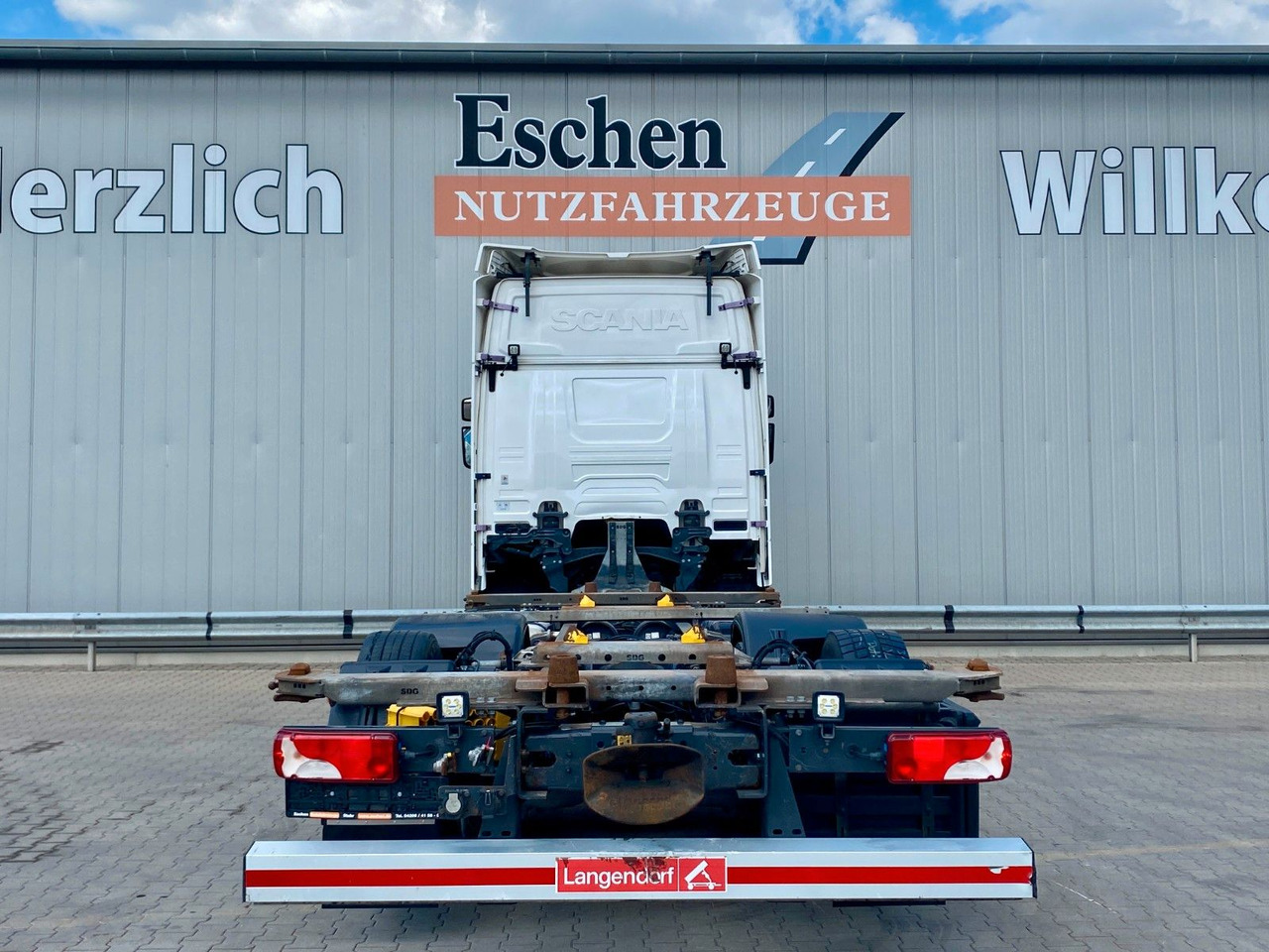 Scania R 450 B 6x2*4 BDF | Retarder*AHK*Lift*SDG Rahmen - Контейнеровоз/ Сменна каросерия камион: снимка 4 Scania R 450 B 6x2*4 BDF | Retarder*AHK*Lift*SDG Rahmen - Контейнеровоз/ Сменна каросерия камион: снимка 4