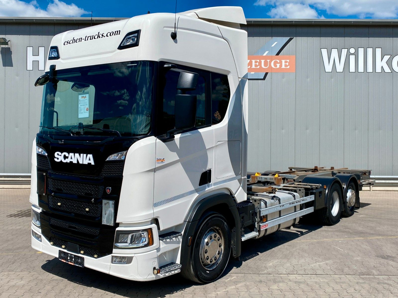 Scania R 450 B 6x2*4 | LBW 1,50to.*AHK*Retarder*Navi*AC - Контейнеровоз/ Сменна каросерия камион: снимка 1 Scania R 450 B 6x2*4 | LBW 1,50to.*AHK*Retarder*Navi*AC - Контейнеровоз/ Сменна каросерия камион: снимка 1