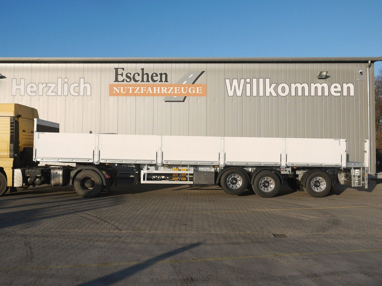 Schröder 12,85m|Rollkran-Kran*Pritsche*Lenkachse - Бордово полуремарке/ Платформа: снимка 2 Schröder 12,85m|Rollkran-Kran*Pritsche*Lenkachse - Бордово полуремарке/ Платформа: снимка 2
