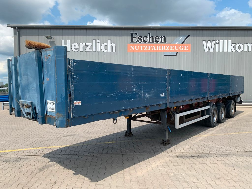 Schröder | Duomatic*Luft-Lift*ABS - Бордово полуремарке/ Платформа: снимка 1 Schröder | Duomatic*Luft-Lift*ABS - Бордово полуремарке/ Платформа: снимка 1