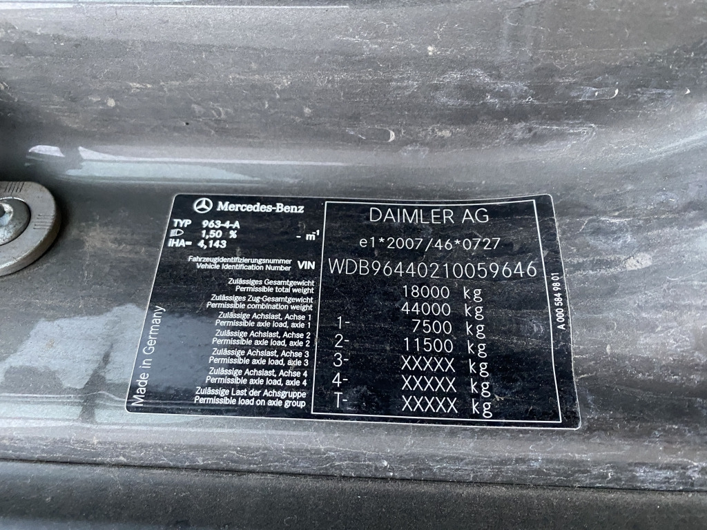 Mercedes-Benz 1845 HAD Arocs Hydrodrive - Влекач: снимка 3 Mercedes-Benz 1845 HAD Arocs Hydrodrive - Влекач: снимка 3