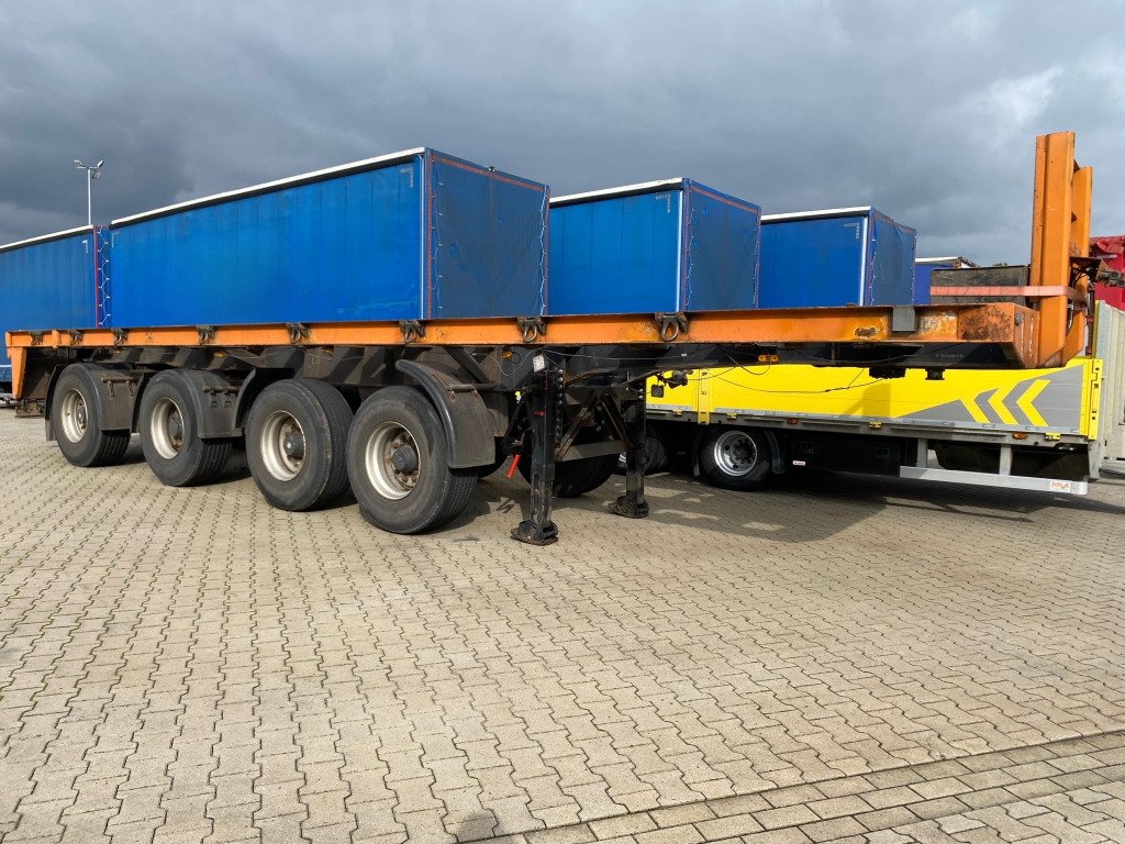 Wellmeyer - Бордово полуремарке/ Платформа: снимка 1 Wellmeyer - Бордово полуремарке/ Платформа: снимка 1