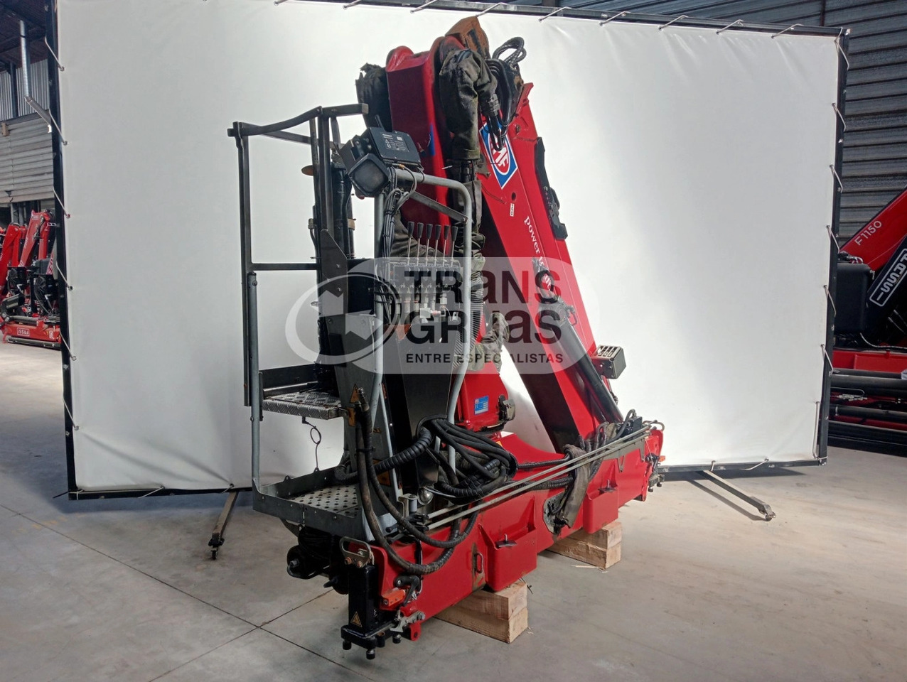 Grúa HMF 1244-Z1 - Кран за камион за Камион: снимка 2 Grúa HMF 1244-Z1 - Кран за камион за Камион: снимка 2