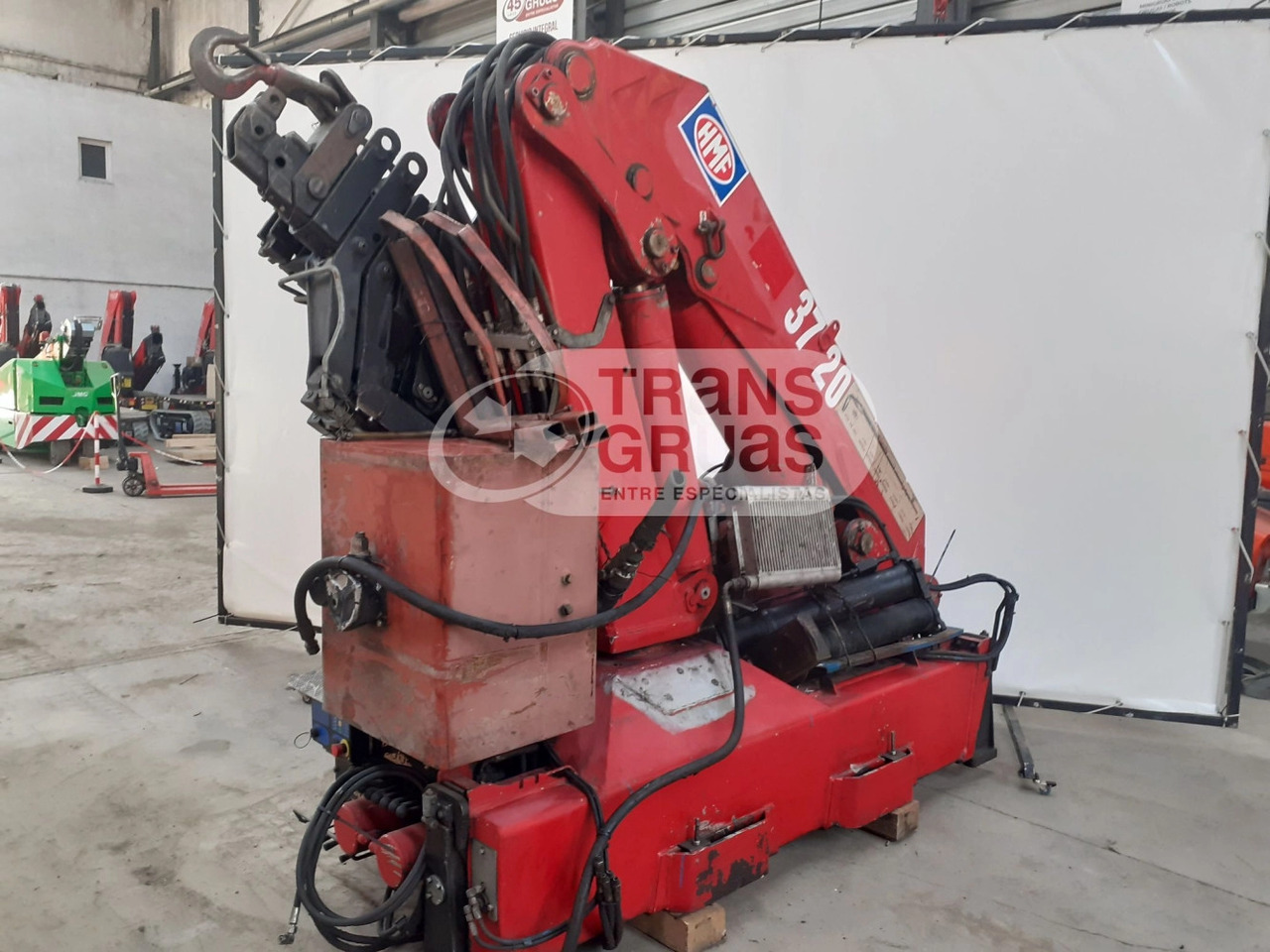 Grúa HMF 3720 K6 - Кран за камион за Камион: снимка 4 Grúa HMF 3720 K6 - Кран за камион за Камион: снимка 4