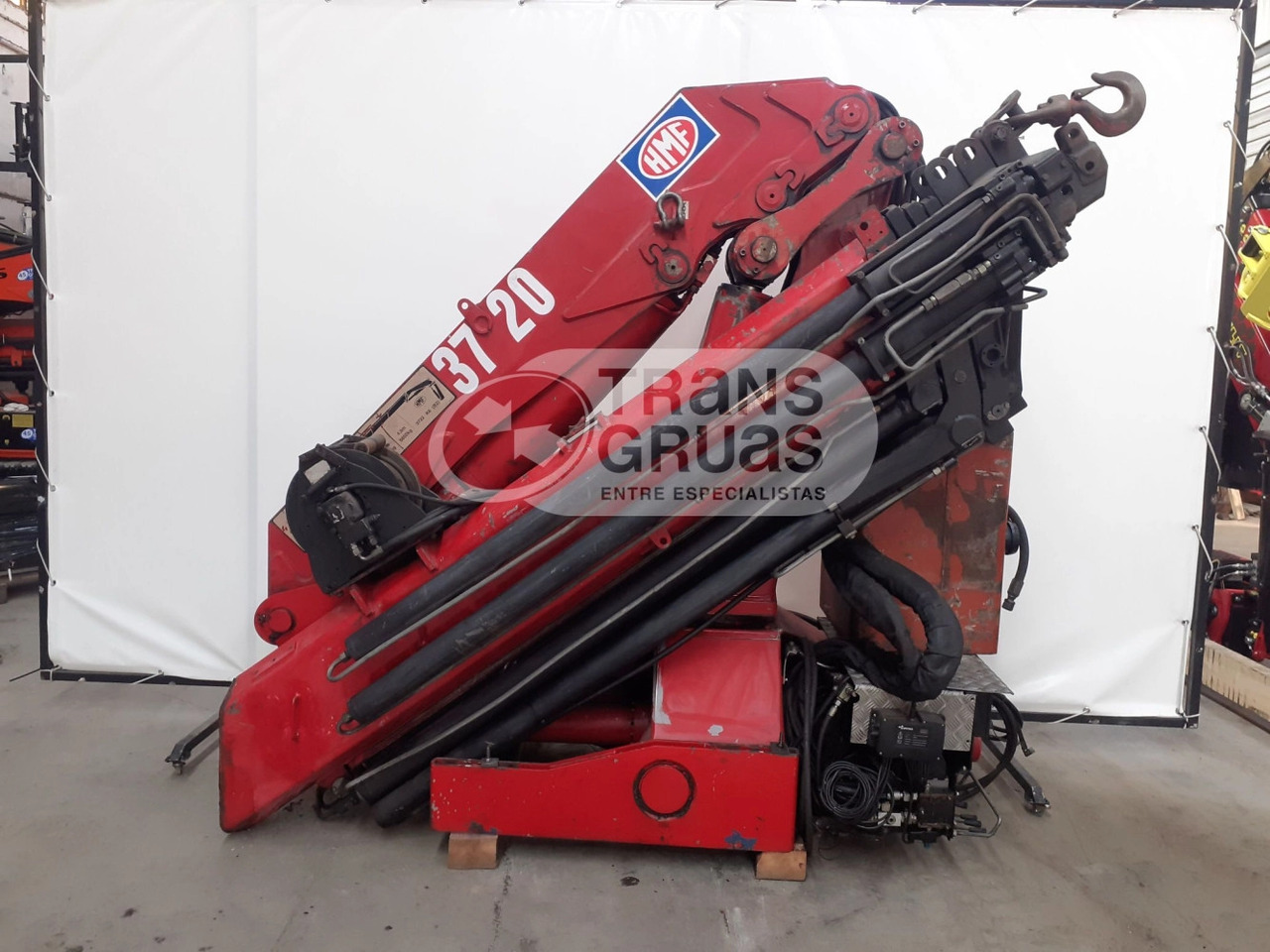 Grúa HMF 3720 K6 - Кран за камион за Камион: снимка 2 Grúa HMF 3720 K6 - Кран за камион за Камион: снимка 2