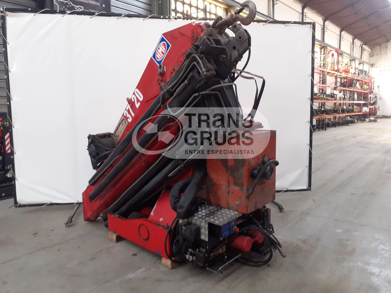Grúa HMF 3720 K6 - Кран за камион за Камион: снимка 3 Grúa HMF 3720 K6 - Кран за камион за Камион: снимка 3