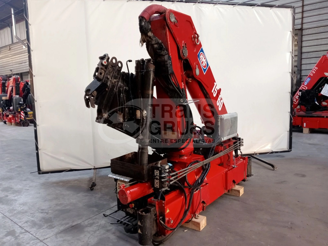 Grúa hidráulica HMF 1563 K5 - Кран за камион: снимка 3 Grúa hidráulica HMF 1563 K5 - Кран за камион: снимка 3