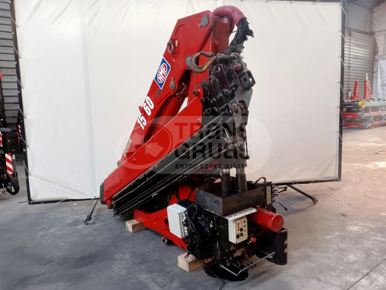 Grúa hidráulica HMF 1563 K5 - Кран за камион: снимка 4 Grúa hidráulica HMF 1563 K5 - Кран за камион: снимка 4