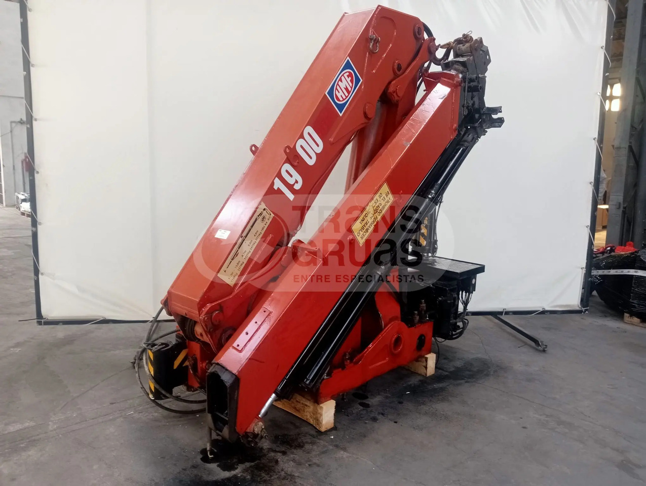 Grúa hidráulica HMF 1903 K5 - Кран за камион: снимка 4 Grúa hidráulica HMF 1903 K5 - Кран за камион: снимка 4