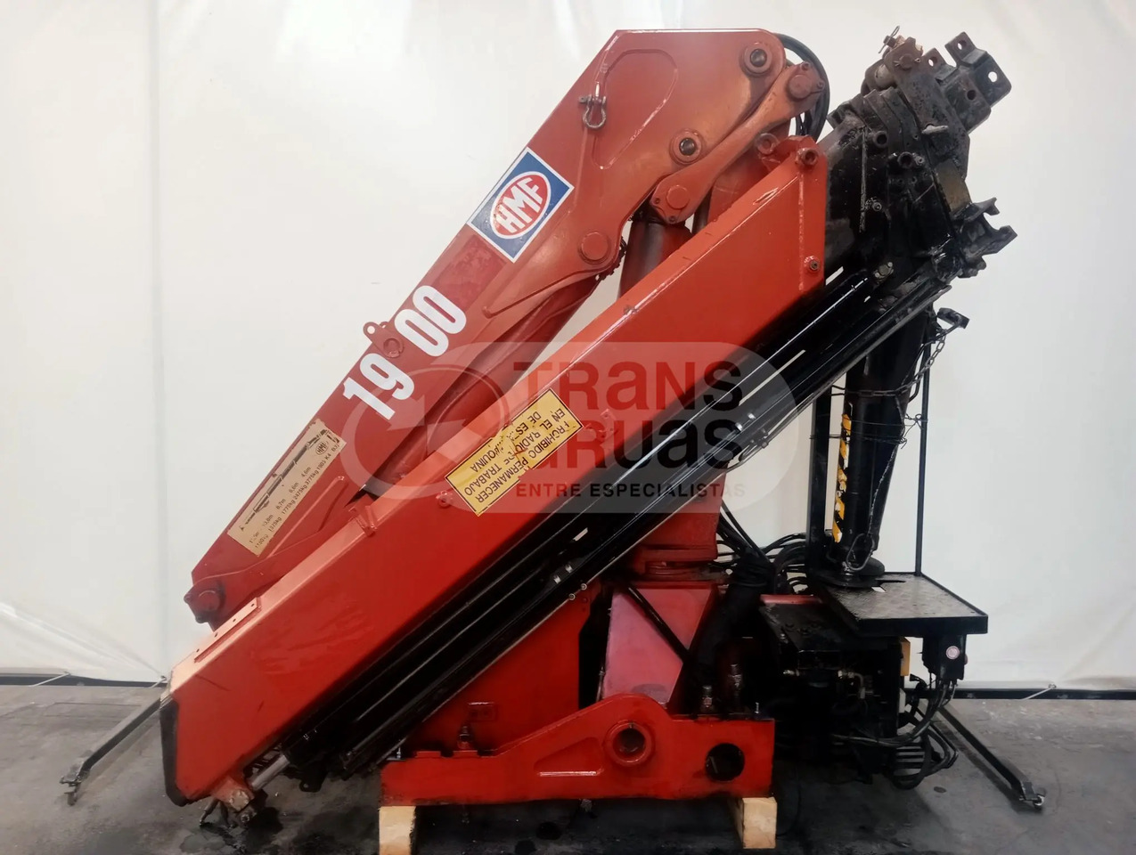 Grúa hidráulica HMF 1903 K5 - Кран за камион: снимка 1 Grúa hidráulica HMF 1903 K5 - Кран за камион: снимка 1