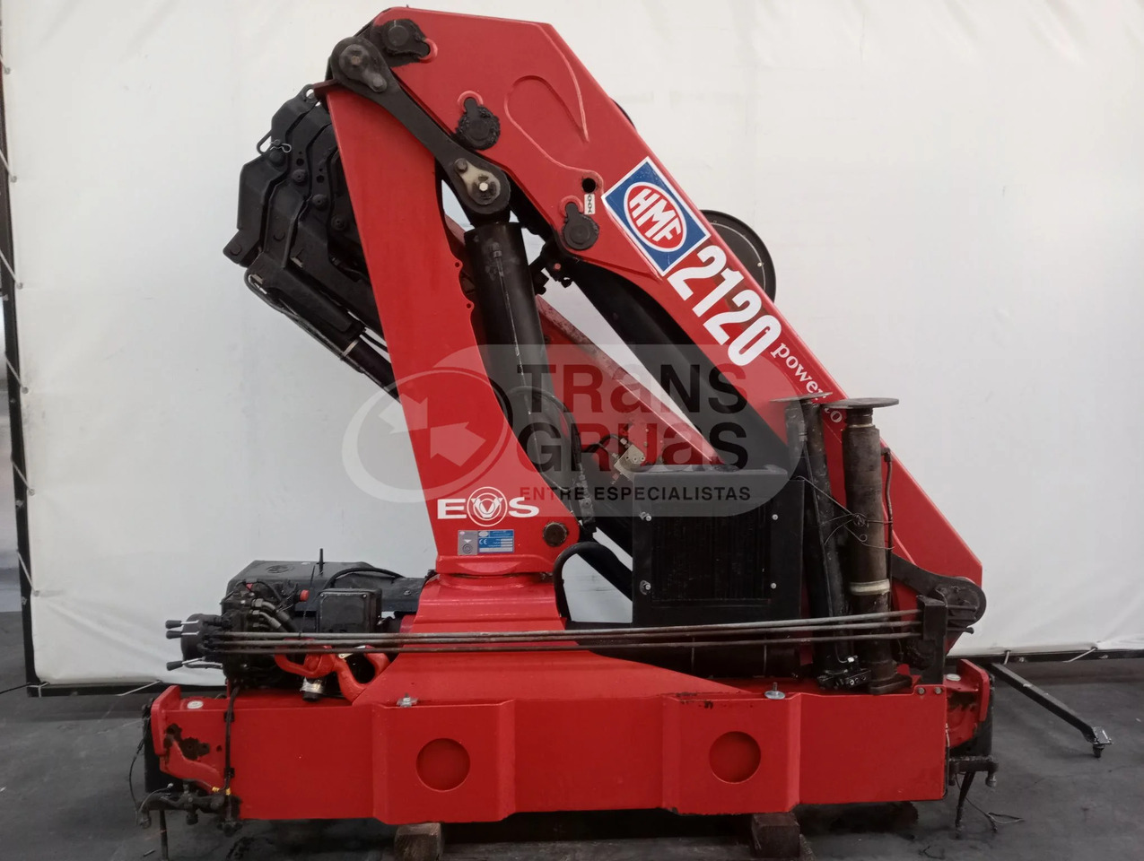 Grúa hidráulica HMF 2120 K4 - Кран за камион: снимка 1 Grúa hidráulica HMF 2120 K4 - Кран за камион: снимка 1