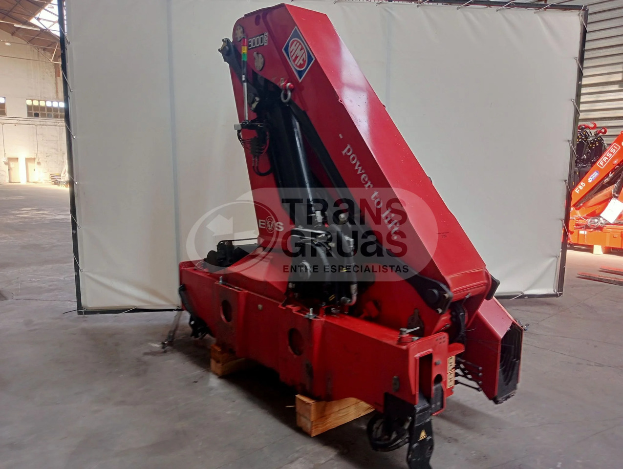 Grúa hidráulica HMF 3000 K6 - Кран за камион: снимка 3 Grúa hidráulica HMF 3000 K6 - Кран за камион: снимка 3