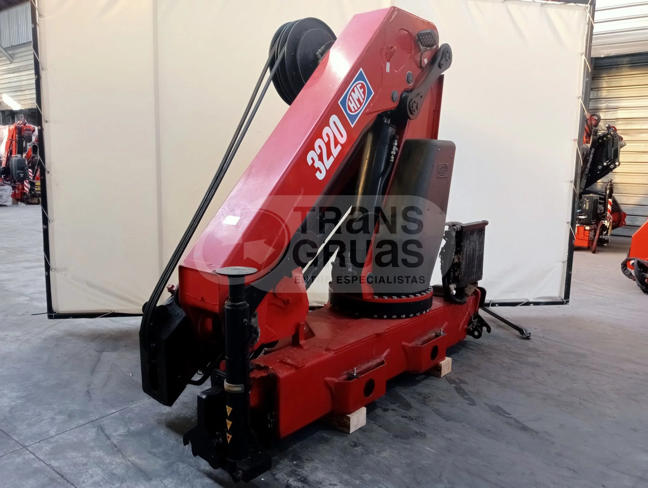 Grúa hidráulica HMF 3220 K - Кран за камион: снимка 1 Grúa hidráulica HMF 3220 K - Кран за камион: снимка 1