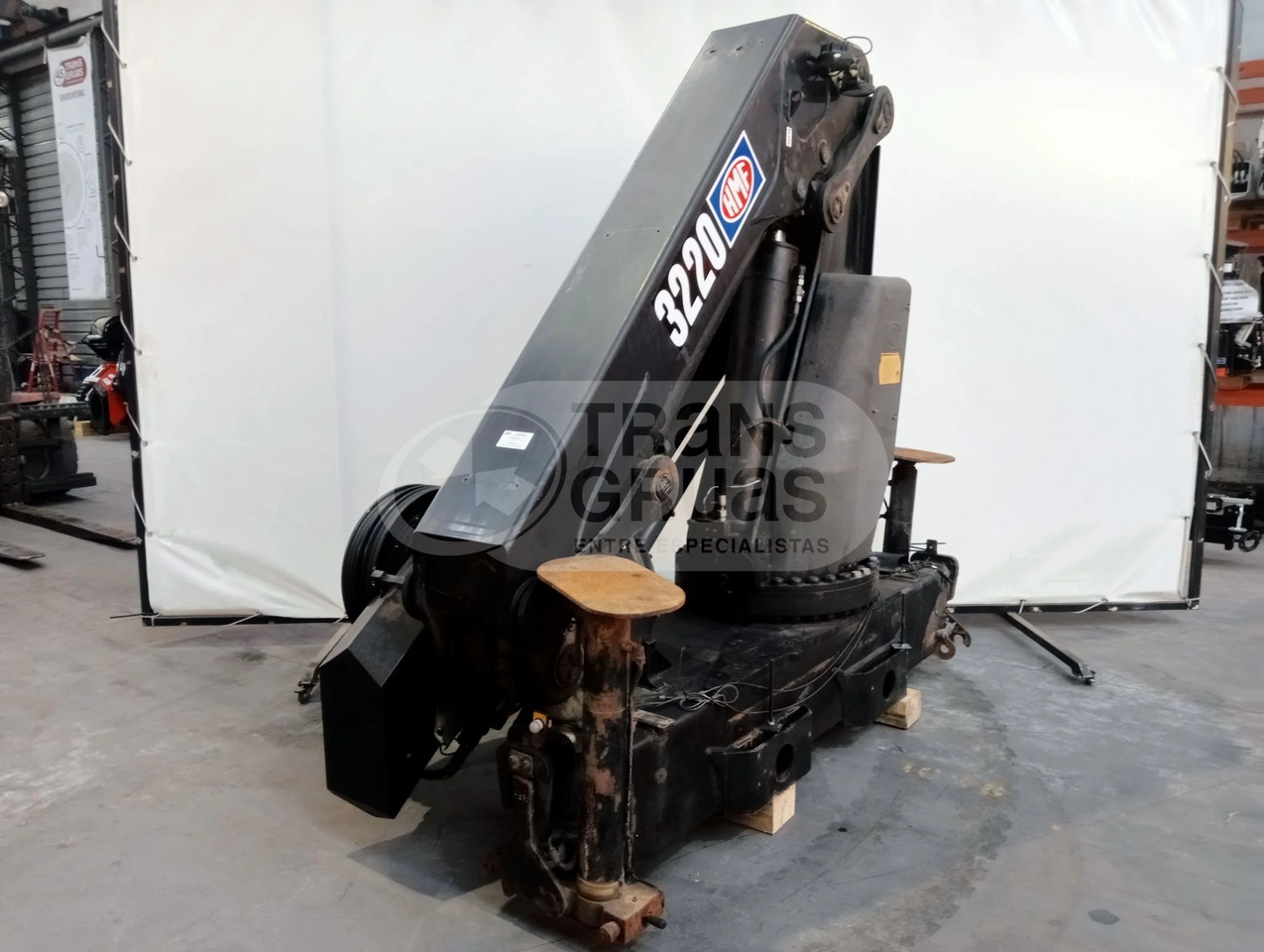 Grúa hidráulica HMF 3220 K5 - Кран за камион: снимка 4 Grúa hidráulica HMF 3220 K5 - Кран за камион: снимка 4