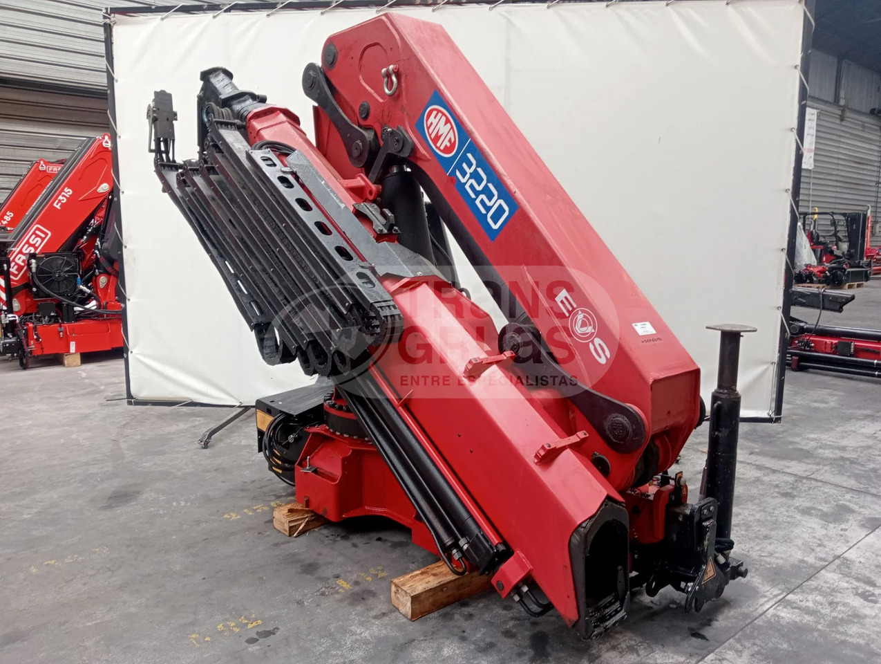 Grúa hidráulica HMF 3220 K6 - Кран за камион: снимка 4 Grúa hidráulica HMF 3220 K6 - Кран за камион: снимка 4
