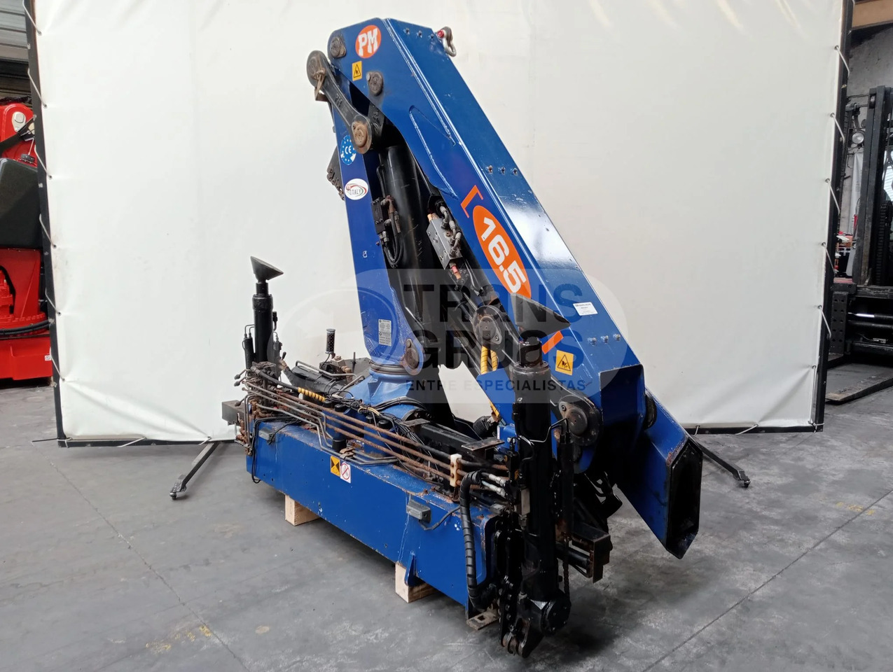 Grúa hidráulica PM 16524 - Кран за камион: снимка 4 Grúa hidráulica PM 16524 - Кран за камион: снимка 4