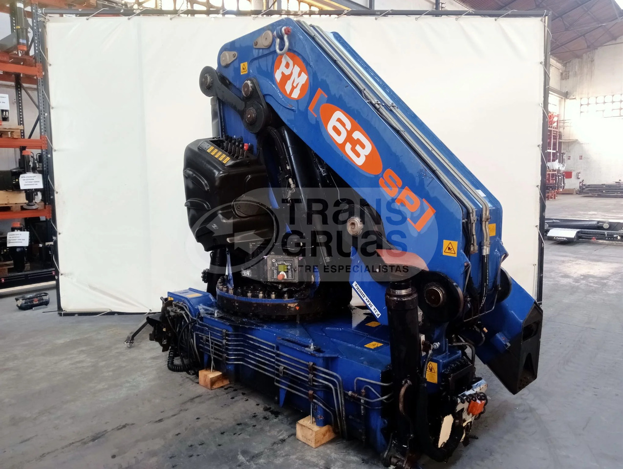 Grúa hidráulica PM 63 - Кран за камион: снимка 3 Grúa hidráulica PM 63 - Кран за камион: снимка 3