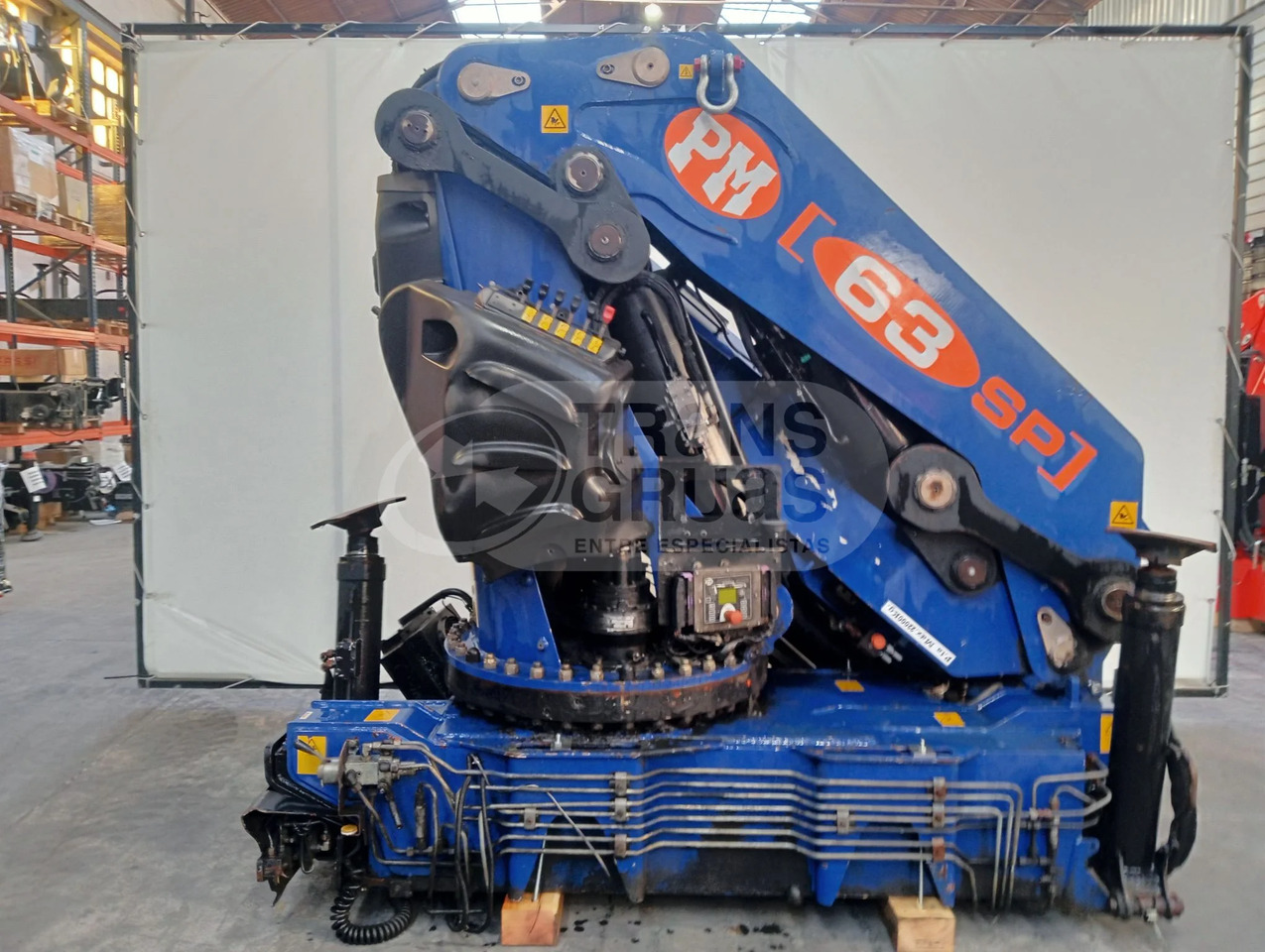 Grúa hidráulica PM 63 - Кран за камион: снимка 2 Grúa hidráulica PM 63 - Кран за камион: снимка 2