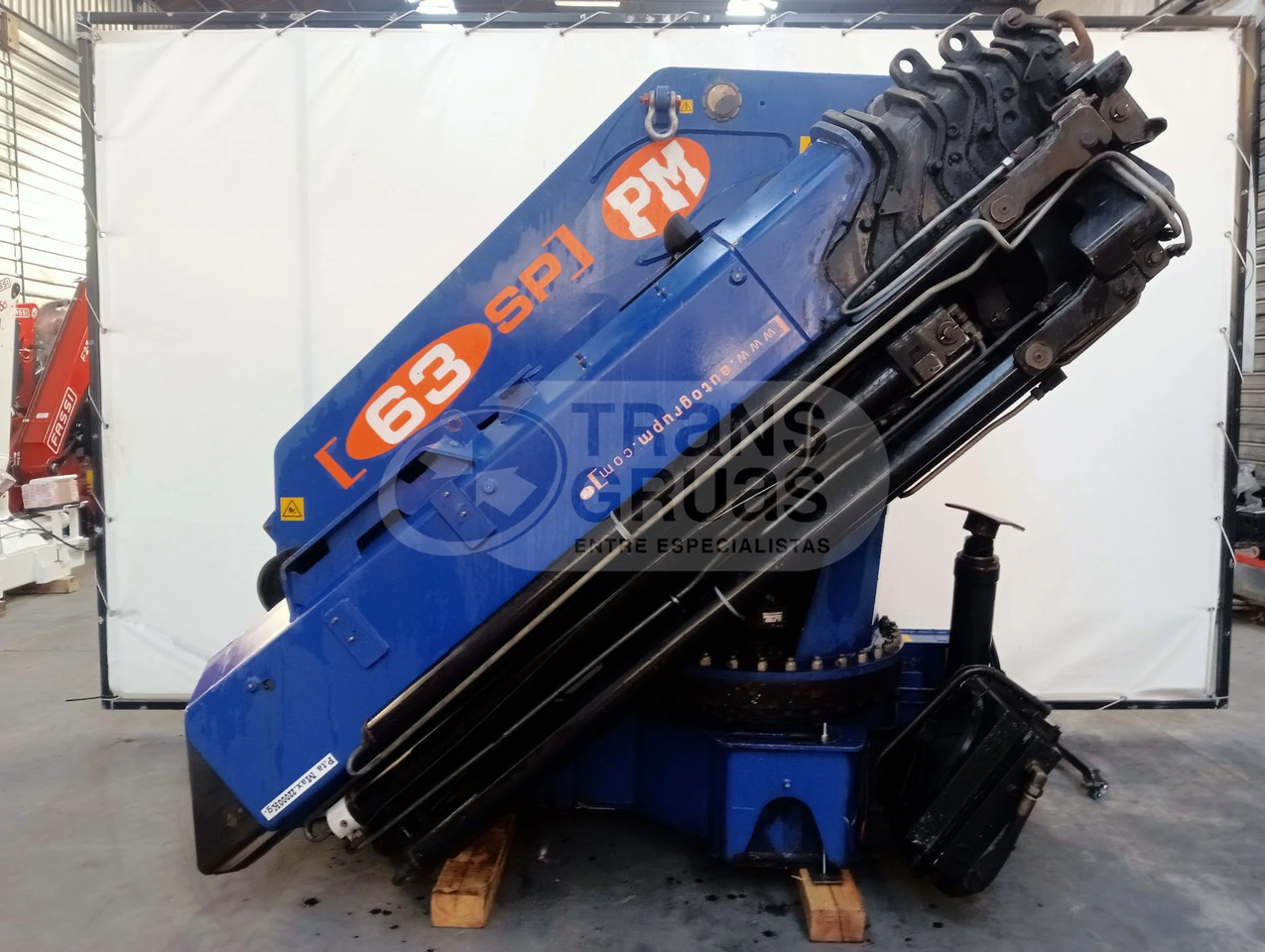 Grúa hidráulica PM 63 - Кран за камион: снимка 1 Grúa hidráulica PM 63 - Кран за камион: снимка 1