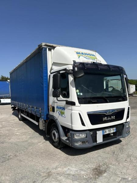 MAN TGL 12.250 - Камион с брезент: снимка 1 MAN TGL 12.250 - Камион с брезент: снимка 1