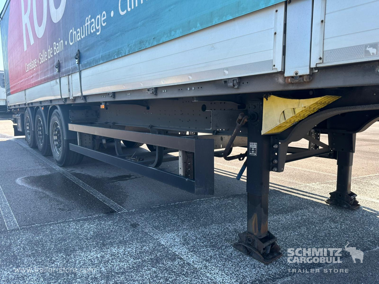 SCHMITZ Curtainsider Dropside - Брезентово полуремарке: снимка 3 SCHMITZ Curtainsider Dropside - Брезентово полуремарке: снимка 3
