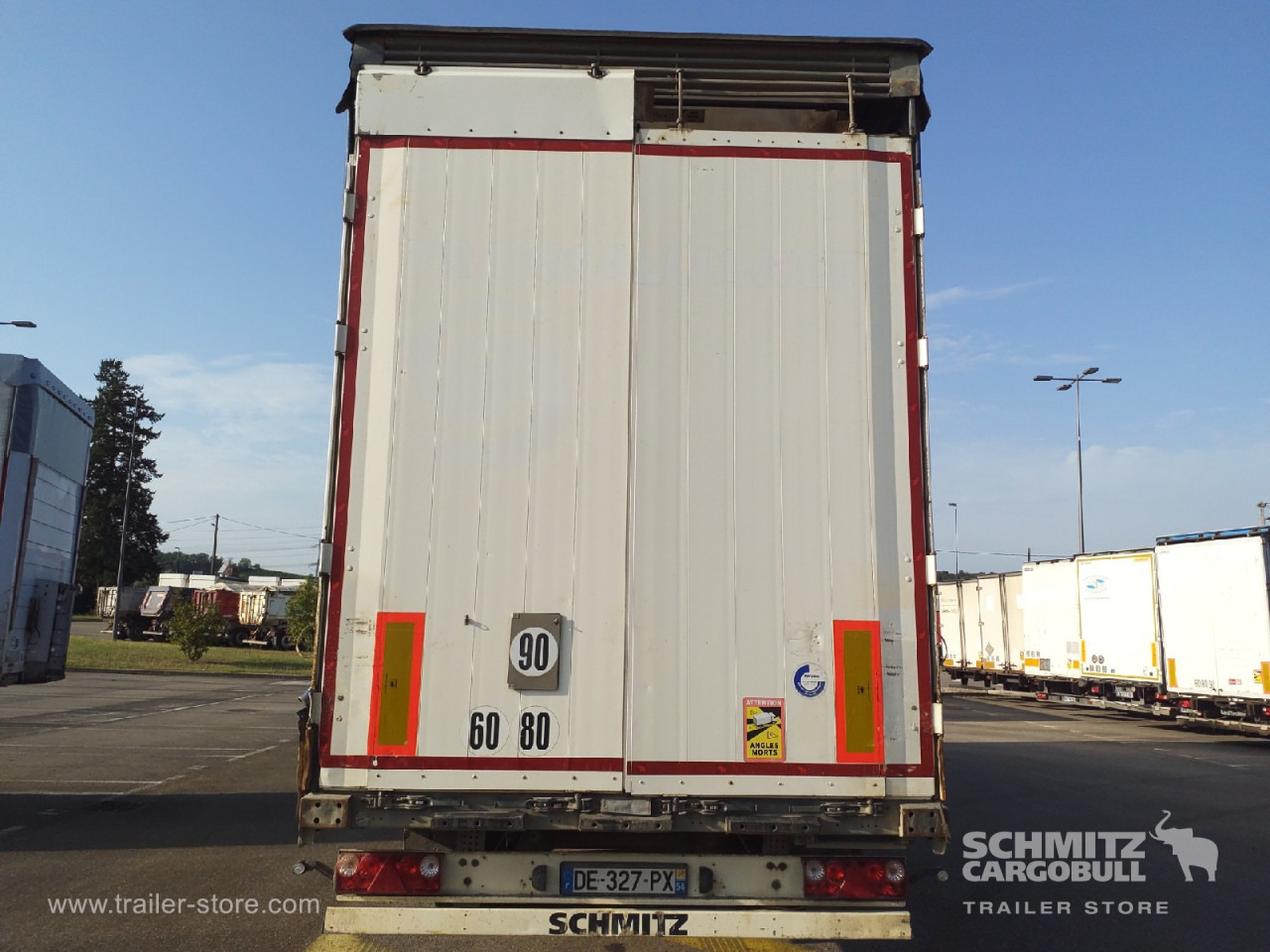 Брезентово полуремарке SCHMITZ Curtainsider Mega: снимка 8