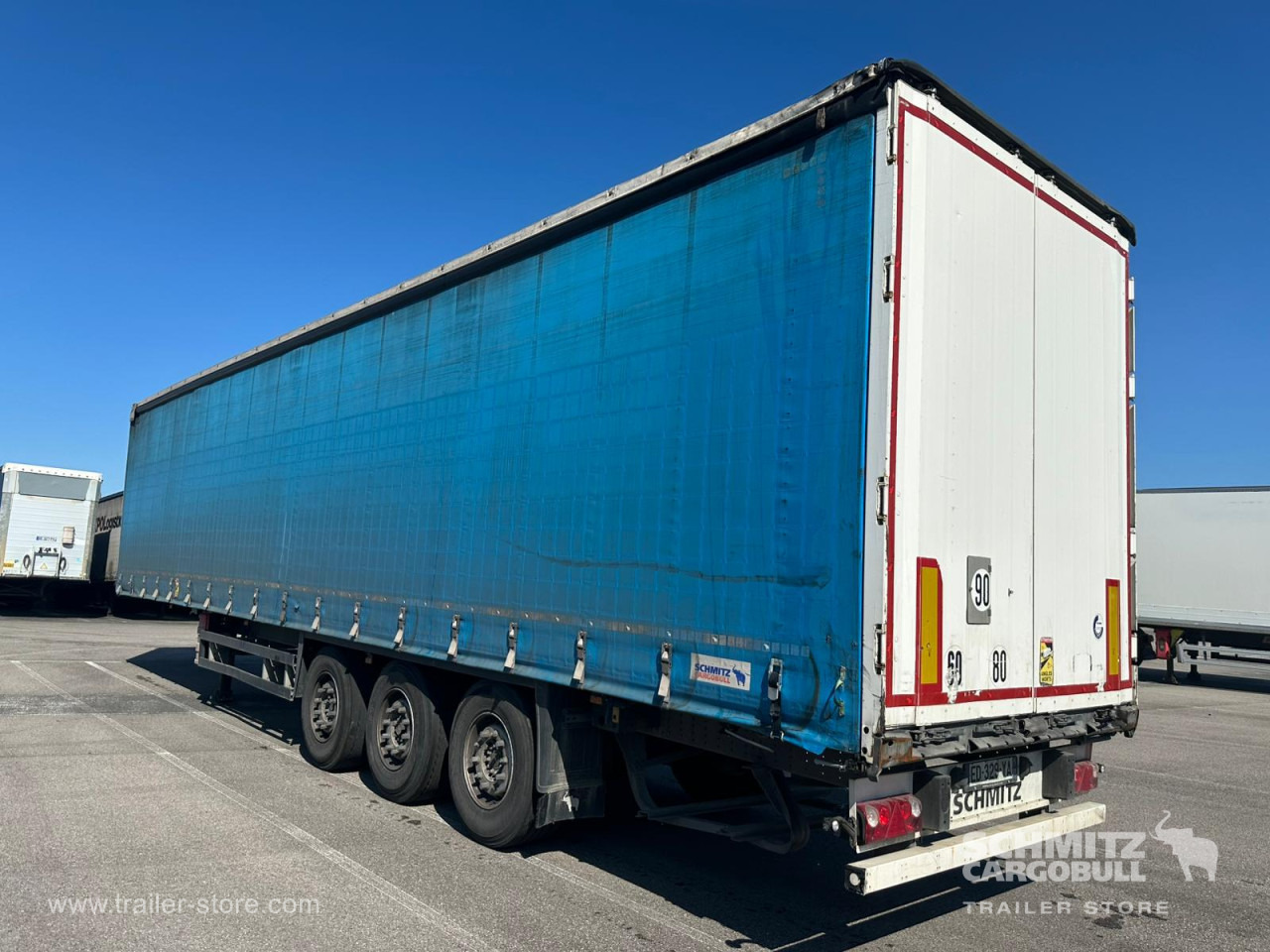 Брезентово полуремарке SCHMITZ Curtainsider Standard: снимка 9