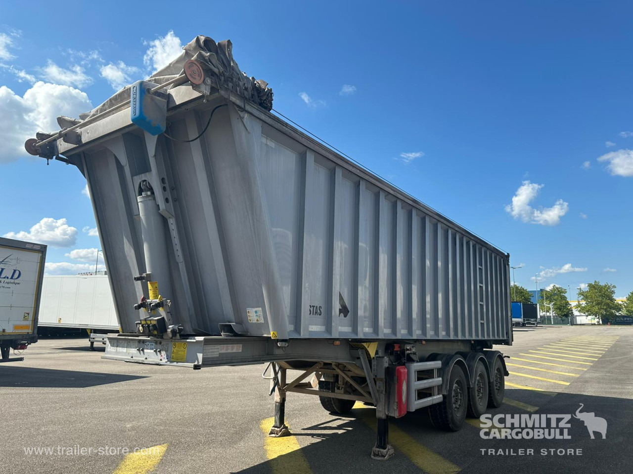 STAS Tipper Alu-square sided body - Самосвал полуремарке: снимка 5 STAS Tipper Alu-square sided body - Самосвал полуремарке: снимка 5