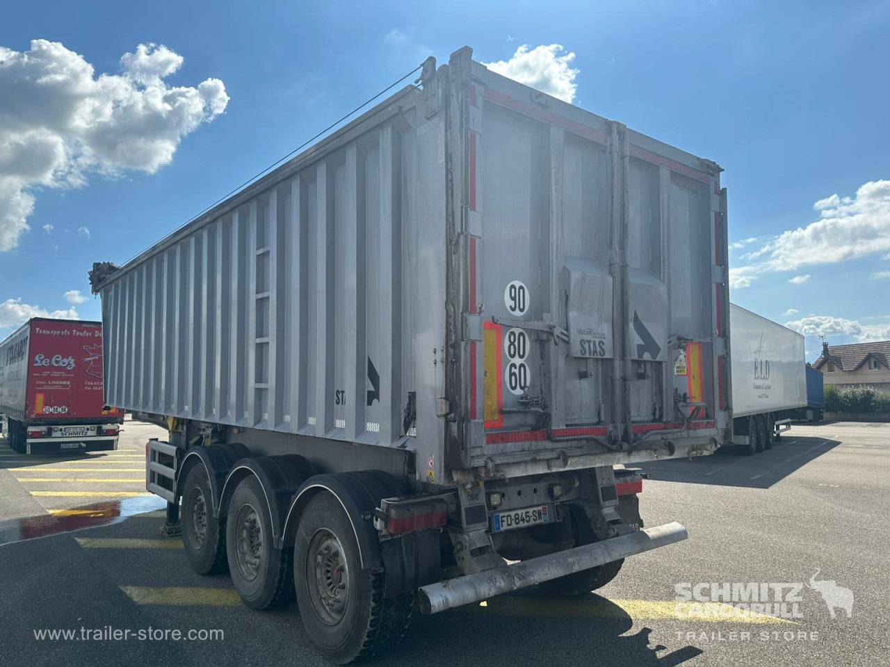 STAS Tipper Alu-square sided body - Самосвал полуремарке: снимка 1 STAS Tipper Alu-square sided body - Самосвал полуремарке: снимка 1