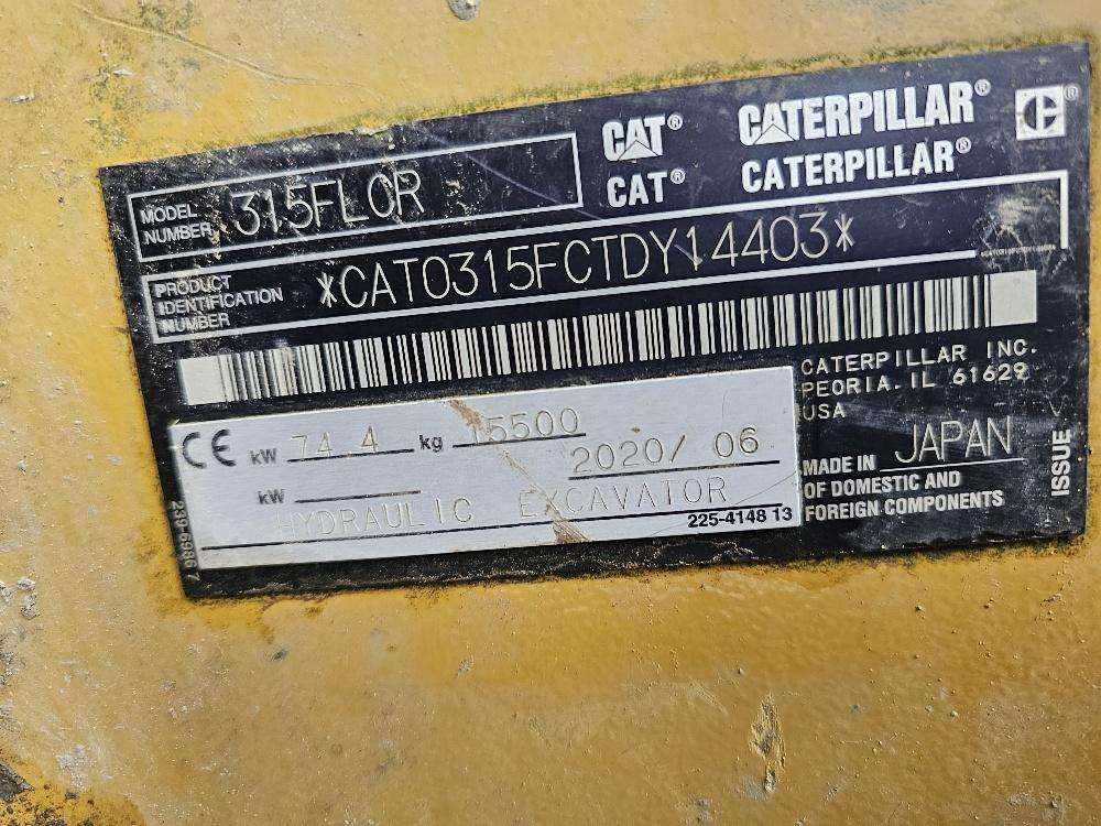 Cat 315 F LCR - Верижен багер: снимка 5 Cat 315 F LCR - Верижен багер: снимка 5