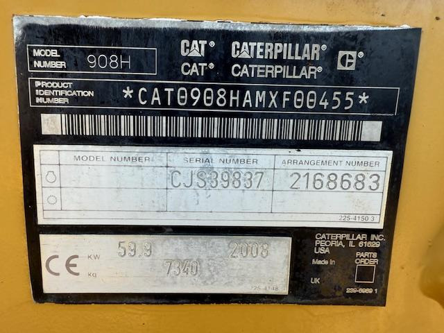 Cat 908 H - Колесен товарач: снимка 5 Cat 908 H - Колесен товарач: снимка 5
