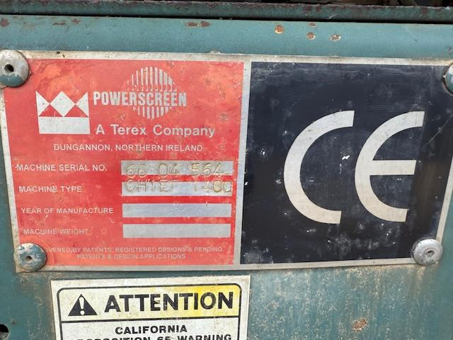 Terex Powerscreen Warrior 1400 - Друга техника: снимка 5 Terex Powerscreen Warrior 1400 - Друга техника: снимка 5
