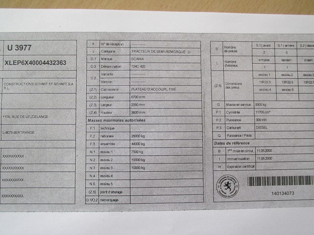 Scania 124C.420 6x4 - Влекач: снимка 5 Scania 124C.420 6x4 - Влекач: снимка 5