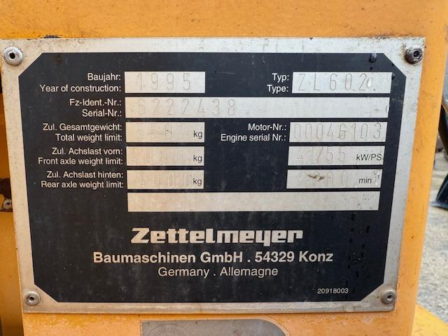 Zettelmeyer ZL 602 - Колесен товарач: снимка 5 Zettelmeyer ZL 602 - Колесен товарач: снимка 5
