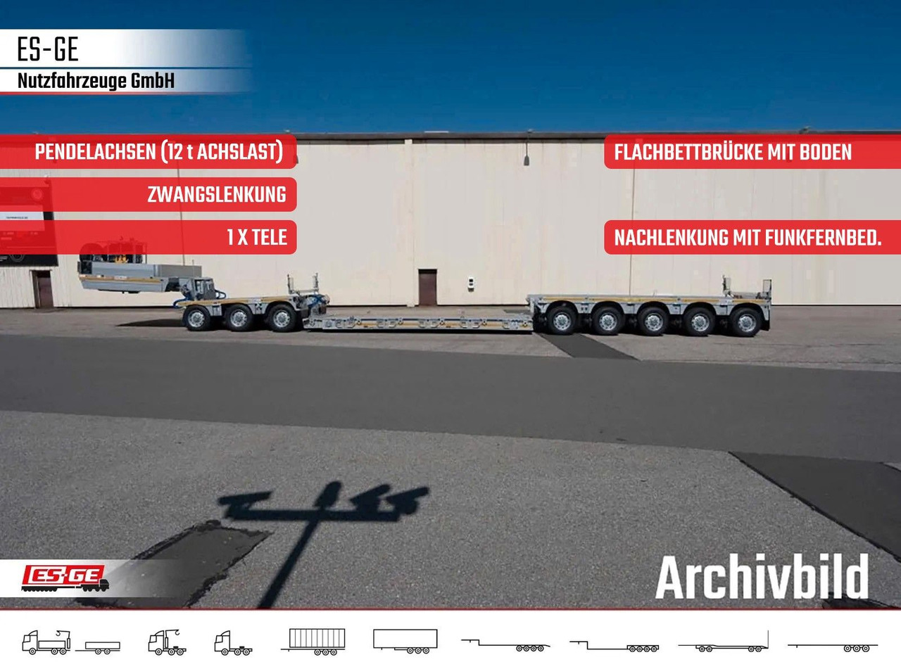 Faymonville MAX Trailer 3+5 Tiefbett Kombination ATX - Нискорамна площадка полуремарке: снимка 1 Faymonville MAX Trailer 3+5 Tiefbett Kombination ATX - Нискорамна площадка полуремарке: снимка 1