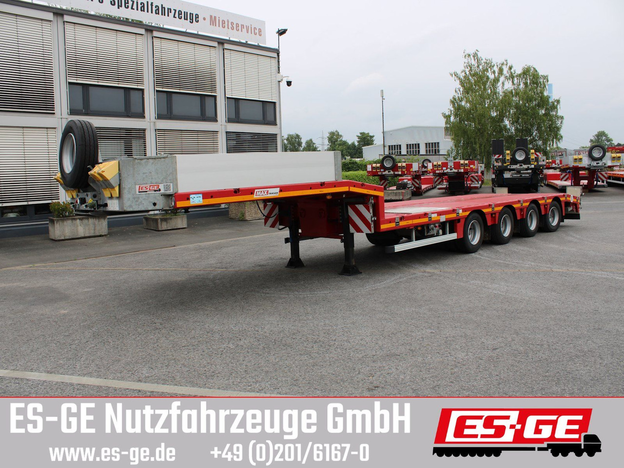 Faymonville MAX Trailer MAX100 Semi-Tieflader - Нискорамна площадка полуремарке: снимка 2 Faymonville MAX Trailer MAX100 Semi-Tieflader - Нискорамна площадка полуремарке: снимка 2