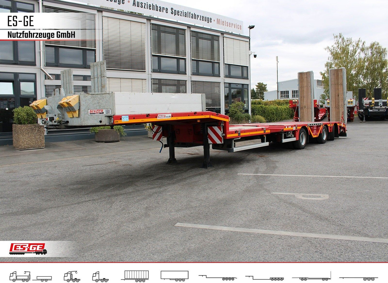 Faymonville MAX Trailer MAX100 Semi-Tieflader Radmulden - Нискорамна площадка полуремарке: снимка 1 Faymonville MAX Trailer MAX100 Semi-Tieflader Radmulden - Нискорамна площадка полуремарке: снимка 1