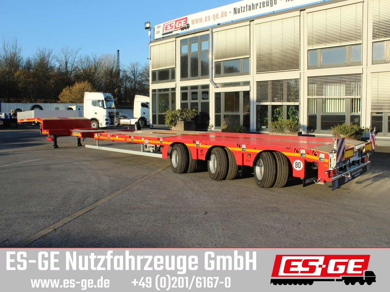 Faymonville MAX Trailer MAX110 Semi-Tieflader - Нискорамна площадка полуремарке: снимка 1 Faymonville MAX Trailer MAX110 Semi-Tieflader - Нискорамна площадка полуремарке: снимка 1