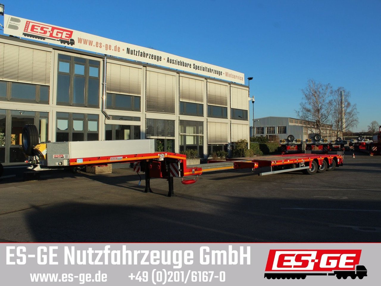 Faymonville MAX Trailer MAX110 Semi-Tieflader - Нискорамна площадка полуремарке: снимка 2 Faymonville MAX Trailer MAX110 Semi-Tieflader - Нискорамна площадка полуремарке: снимка 2