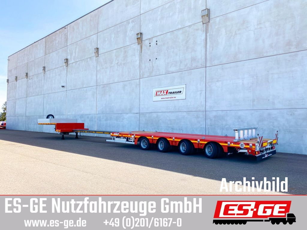 Faymonville MAX Trailer MAX110 Semi-Tieflader - Нискорамна площадка полуремарке: снимка 1 Faymonville MAX Trailer MAX110 Semi-Tieflader - Нискорамна площадка полуремарке: снимка 1