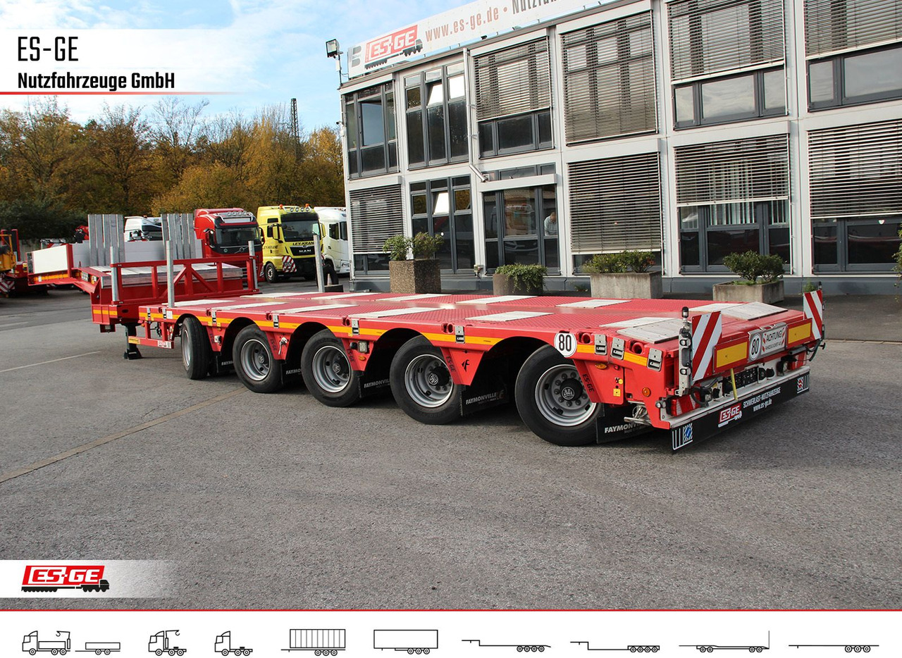 Faymonville Multimax Satteltieflader - hydr. gelenkt - Нискорамна площадка полуремарке: снимка 1 Faymonville Multimax Satteltieflader - hydr. gelenkt - Нискорамна площадка полуремарке: снимка 1