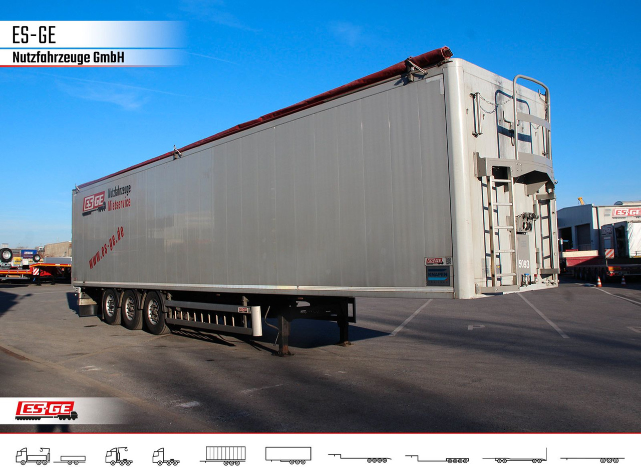 Knapen 3-Achs-Schubbodenauflieger 92m³ - С плъзгащ под полуремарке: снимка 1 Knapen 3-Achs-Schubbodenauflieger 92m³ - С плъзгащ под полуремарке: снимка 1